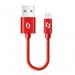 ALIGATOR PREMIUM 2A kabel, Micro USB 50cm, červený