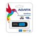 ADATA Flash Disk 16GB USB 3.0 Dash Drive UV128, černý/modrý (R: 40MB / W: 25MB)