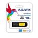 ADATA Flash Disk 16GB USB 3.0 Dash Drive UV128, černý/žlutý (R: 40MB / W: 25MB)