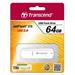 TRANSCEND USB Flash Disk JetFlash®370, 64GB, USB 2.0, White