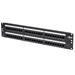 Tripplite Patch panel pro montáž do racku 2U, 48x Cat6/Cat5 568B, RJ45 Ethernet