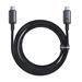 Baseus Crystal Shine Series Datový Kabel USB-C - USB-C 100W 1,5m Black