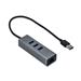 i-Tec USB3.0 HUB 3port Metal + Gigabit Ethernet adaptér, 1x USB na RJ-45 