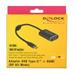 Delock Adaptér USB Type-C™ samec > HDMI samice (DP Alt Mód) 4K 60 Hz s funkcí PD