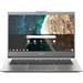 Acer Chromebook 14 (CB514-1HT-P0U1) Pentium N4200/4GB+N/A/eMMC 64GB+N/A/HD Graphics/14" FHD IPS Touch/Chrome/Silver 