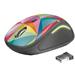 TRUST Myš Yvi Wireless Mouse USB, geometrics