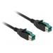 Delock PoweredUSB Kabel Stecker 12 V > PoweredUSB Stecker 12 V 2 m for POS Drucker and Terminals