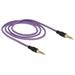 Delock Kabel Stereo Jack 3,5 mm 4 pin samec > samec 1 m fialový