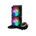 Cooler Master vodní chladič MasterLiquid ML240R RGB, 277mm x 120mm radiátor, 2 x 120mm RGB ventilátory, Univ. socket