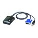 Aten CV211CP-AT Laptop USB KVM Console Crash Cart Adapter IT Kit  