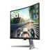 BENQ 32" LED EX3203R/ Curved/ VA panel/ 2560x1440/ 20M:1/ 4ms/ 144 Hz/ HDMI/ DP/ USB C/ USB/ HDR/ FreeSync/ černý