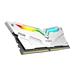 DIMM DDR4 16GB 3200MHz, CL16, (KIT 2x8GB), TEAM T-FORCE Night Hawk RGB (White)