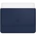 Leather Sleeve pro MacBook Pro 13 - Midnight Blue