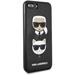 Karl Lagerfeld Karl and Choupette KLHCI8LKICKC pouzdro iPhone 7/8 Plus černé