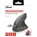 TRUST Myš Verto wireless ergonomic mouse USB, black (černá)