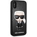 Karl Lagerfeld Ikonik KLHCPXIKPUBK TPU pouzdro iPhone X/XS černé