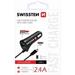 SWISSTEN CAR CHARGER USB-C AND USB 2,4A POWER