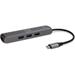 iWant USB C HUB s 3x USB 3.1/HDMI/Ethernet/USB-C vesmírně šedý