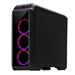 CHIEFTEC skříň Miditower STALLION II, GP-02-OP Black, 4x RGB Rainbow Fan, 2 x USB 3.0/1x USB 2.0, side glass