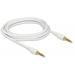 Delock Kabel Stereo Jack 3,5 mm 4 pin samec > samec 3 m bílá