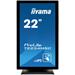 22" iiyama T2234MSC-B6X: IPS, FullHD, capacitive, 10P, 350cd/m2, VGA, DP, HDMI, černý