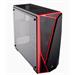 CORSAIR SPEC-04 Carbide Series černá+červená Tempered Glass Midi-Tower ATX PC Case, USB2+USB3, bez zdroje