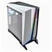 CORSAIR Carbide Series SPEC-OMEGA RGB Tempered Glass Mid-Tower Gaming PC Case, White bez zdroje, bílý, 2x USB 3.0, audio