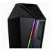 CORSAIR Carbide Series SPEC-OMEGA RGB Tempered Glass Mid-Tower Gaming PC Case, Black bez zdroje, černý, 2x USB 3.0, audio