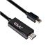 Club3D Kabel aktivní mini DisplayPort 1.4 na HDMI 2.0b (M/M), 2m