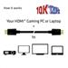 Club3D Kabel HDMI 2.1, Ultra High Speed, 10K 120Hz (M/M), 2m