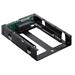 QNAP 3.5" SATA to dual 2.5" SATA drive adapter, up to 9.5mm 2.5" drive height support, hardware RAID 0/1, JBOD, Individual disk m