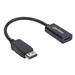 MANHATTAN Adaptér, DisplayPort, DP-Male/HDMI-Female, černý