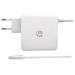 MANHATTAN USB nabíječka Power Delivery Wall Charger with Built-in USB-C Cable – 60 W, bílá