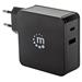 MANHATTAN USB nabíječka Power Delivery Wall Charger – 60 W, černá