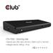 Club3D Dokovací stanice USB 3.2 typ C (5xUSB/USB-C/3xHDMI/2xDP/Ethernet/Audio) s napájecím adaptérem