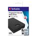 VERBATIM HDD 1TB Fingerprint Secure Portable Hard Drive, Black