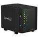 Synology DS419slim DiskStation (1,33GHz/512MBRAM/4xSATA/2xGbE)