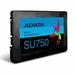 ADATA SSD 512GB Ultimate SU750SS 2,5" SATA III 6Gb/s (R:550/ W:520MB/s) 3D TLC