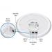 Ubiquiti UAP-AC-SHD - UniFi Wave2 AC AP, Security and BLE, 5-Pack