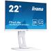 22" iiyama XUB2294HSU-W1: VA, FullHD@75, 250cd/m2, 4ms, VGA, HDMI, DP, USB, height, pivot, bílý