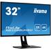 32" iiyama XB3288UHSU-B1: VA, 4K UHD, 300cd/m2, 3ms, HDMI 2.0, DP 1.2, USB, HDR, height, černý