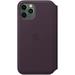 iPhone 11 Pro Leather Folio - Aubergine