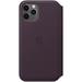 iPhone 11 Pro Leather Folio - Aubergine