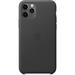 Apple iPhone 11 Pro Max Leather Case - Black