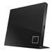 ASUS External Slim BD Writer SBW-06D2X-U BLACK, USB 3.1, Blu-ray