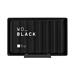 WD BLACK D10 Game Drive 8TB, BLACK EMEA, 3.5", USB 3.2 Compatible with PlayStation 4 Pro