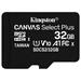 Kingston paměťová karta 32GB Canvas Select Plus microSDHC 100R A1 C10 Card + ADP