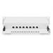 DIGITUS CAT 5e, patch panel třídy D, stíněný, 8 portů RJ45 8P8C, LSA, 1U, 254 mm (10 "), montáž do stojanu, gr RAL 7035