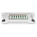 DIGITUS CAT 5e, patch panel třídy D, stíněný, 8 portů RJ45 8P8C, LSA, 1U, 254 mm (10 "), montáž do stojanu, gr RAL 7035