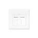 DIGITUS Professional CAT 6A Class EA network outlet, design-compatible, shielded, flush mount